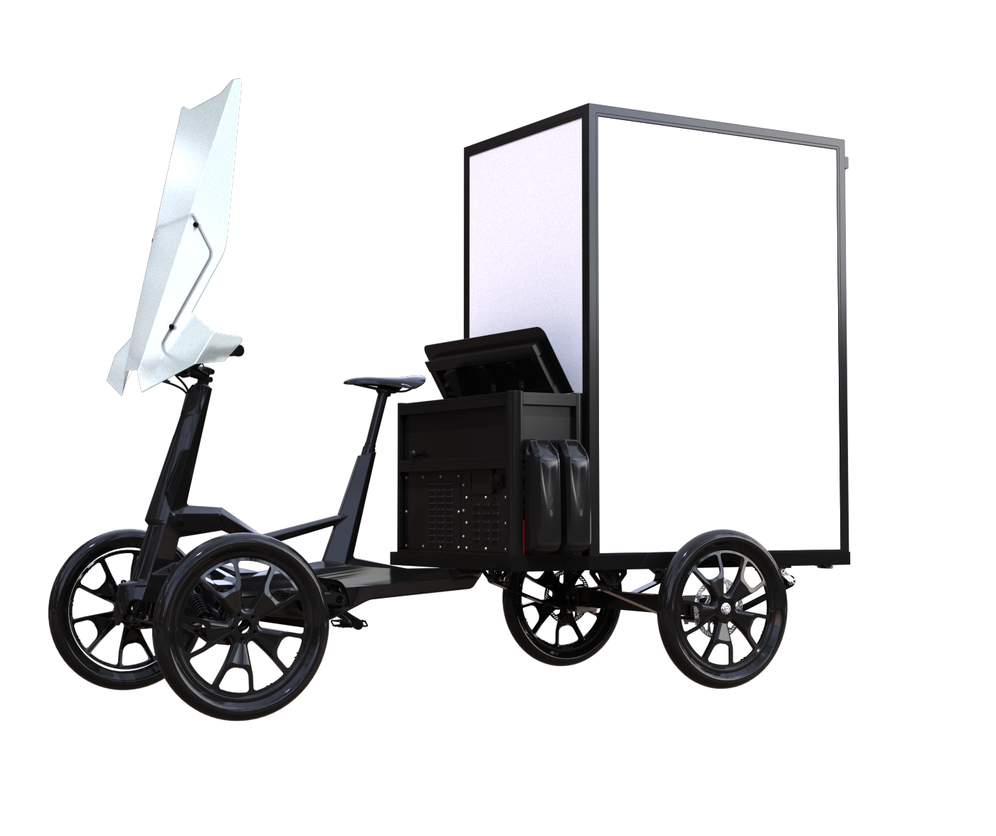 First Swappable Hydrogen Cargo Bike H2 Cargo Bike